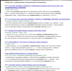 Google scholar sample